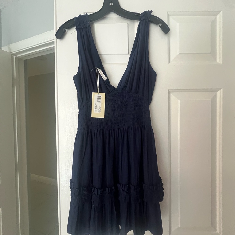 Ramy Brook Navy Mini Dress